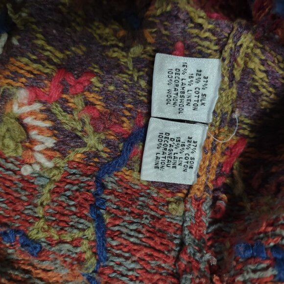 Talbots Multicolor Patterned Cardigan - Picture 8 of 9